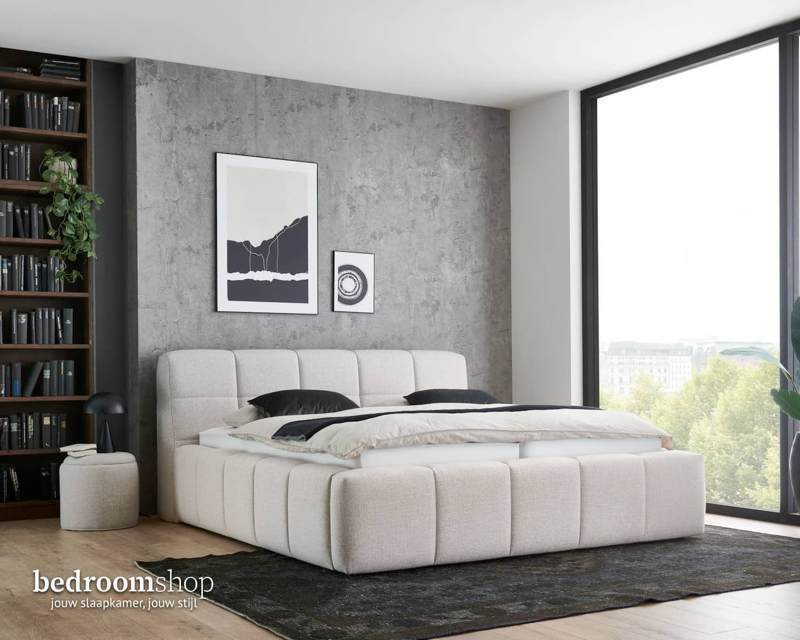 Tweepersoonsbed stoffen wolkjes miami