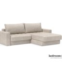 Loungebank slapen ottomaan beige