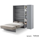 Opklapbed grijs twijfelaar comfort