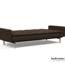 Slaapbank bruin 115 x 210