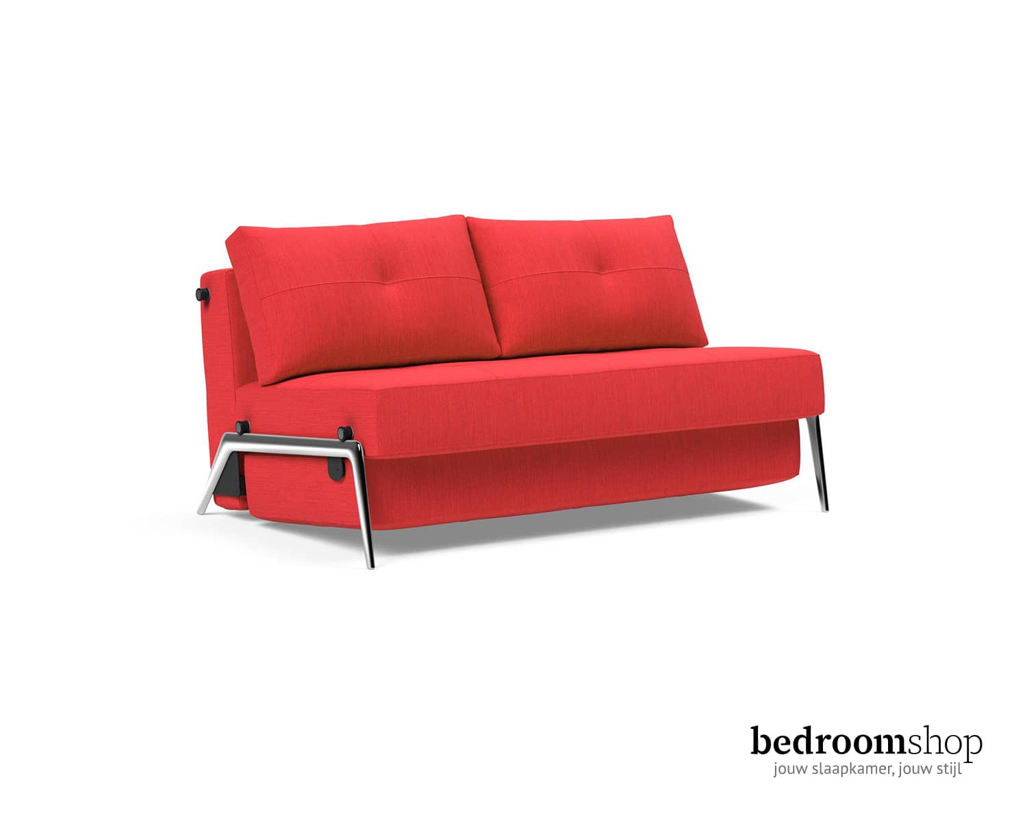 slaapbank klein rood