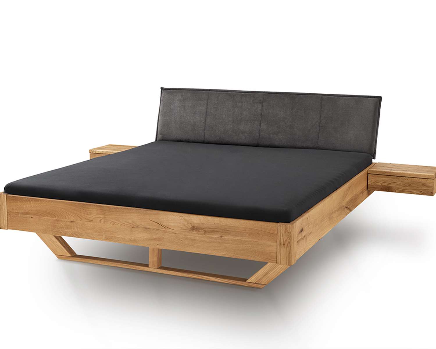 Massief houten bed Jackson vrijstaand Massief houten bed Jackson vrijstaand