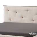 Hoofdbord bed stof