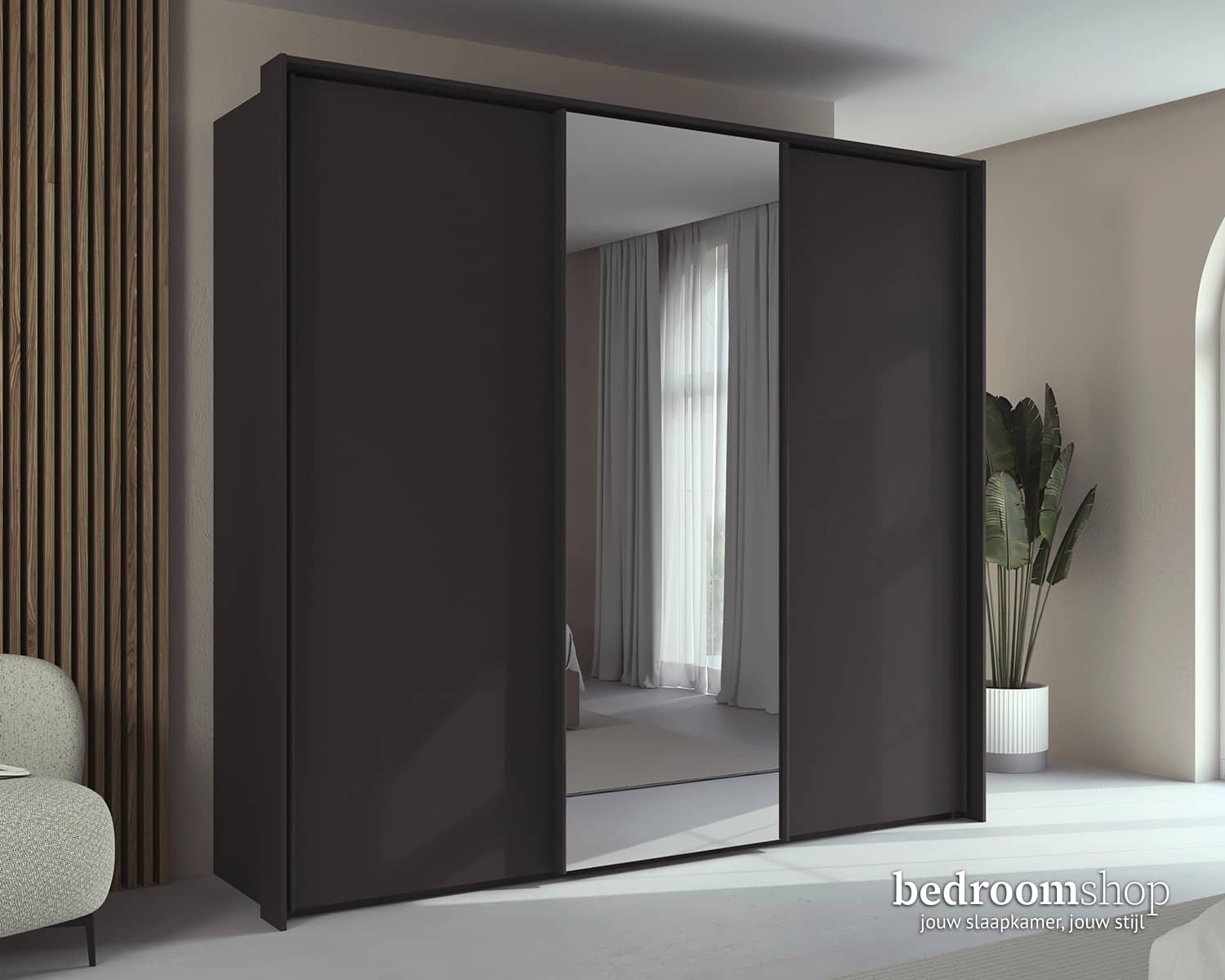 3-deurs antraciete kast 3-deurs antraciete kast