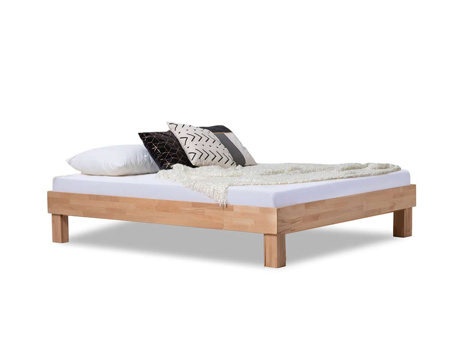 Tweepersoons houten bed Kreta zonder opties Tweepersoons houten bed Kreta zonder opties