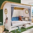 Yodel hut kinderen