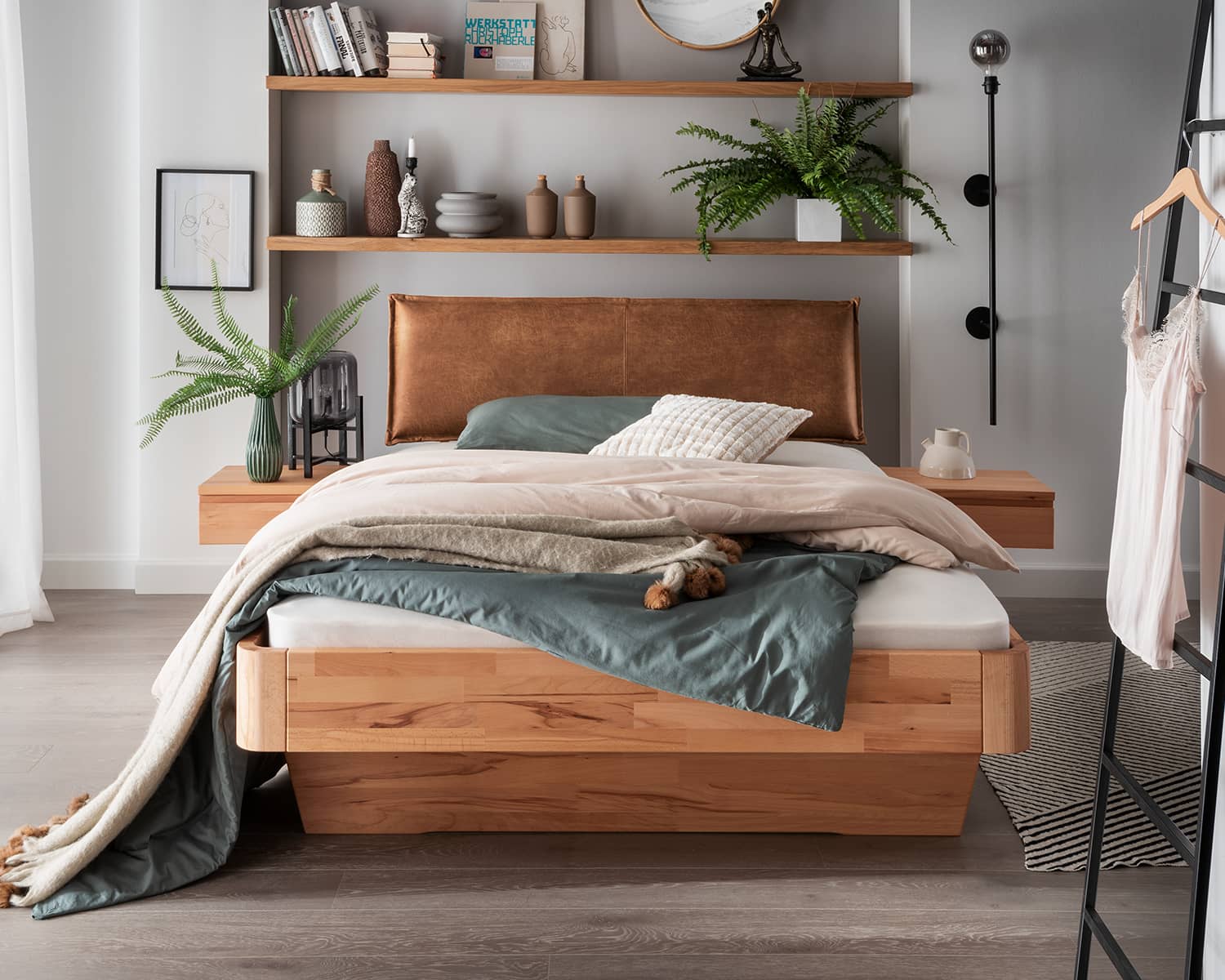 (Kern) Beuken tweepersoonsbed (Kern) Beuken tweepersoonsbed