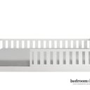 Laag wit vloer bed voor kids