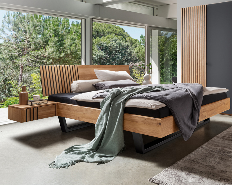 Modern houten bed