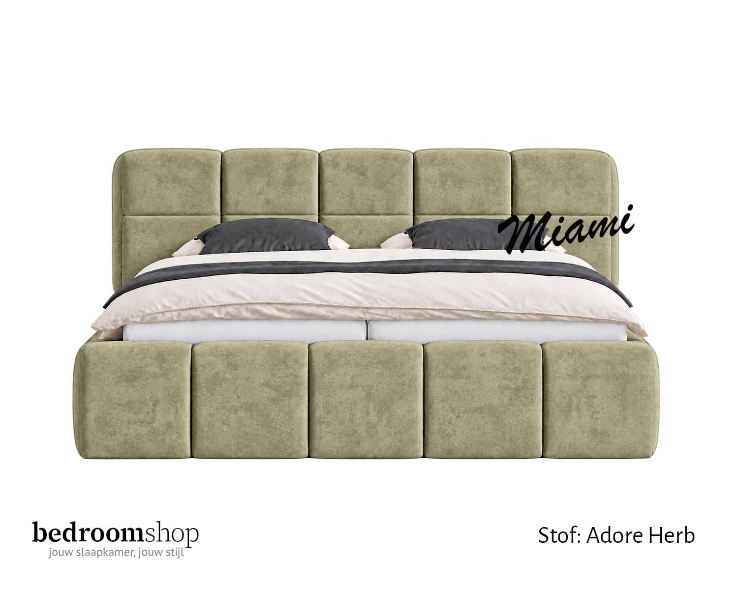Kleur adore herb gestoffeerd wolkenbed Kleur adore herb gestoffeerd wolkenbed