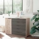 Ladecommode glasfronten lades