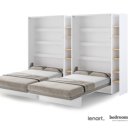 120x200 opklapbedden wit