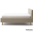 Taupe tweepersoonsbed