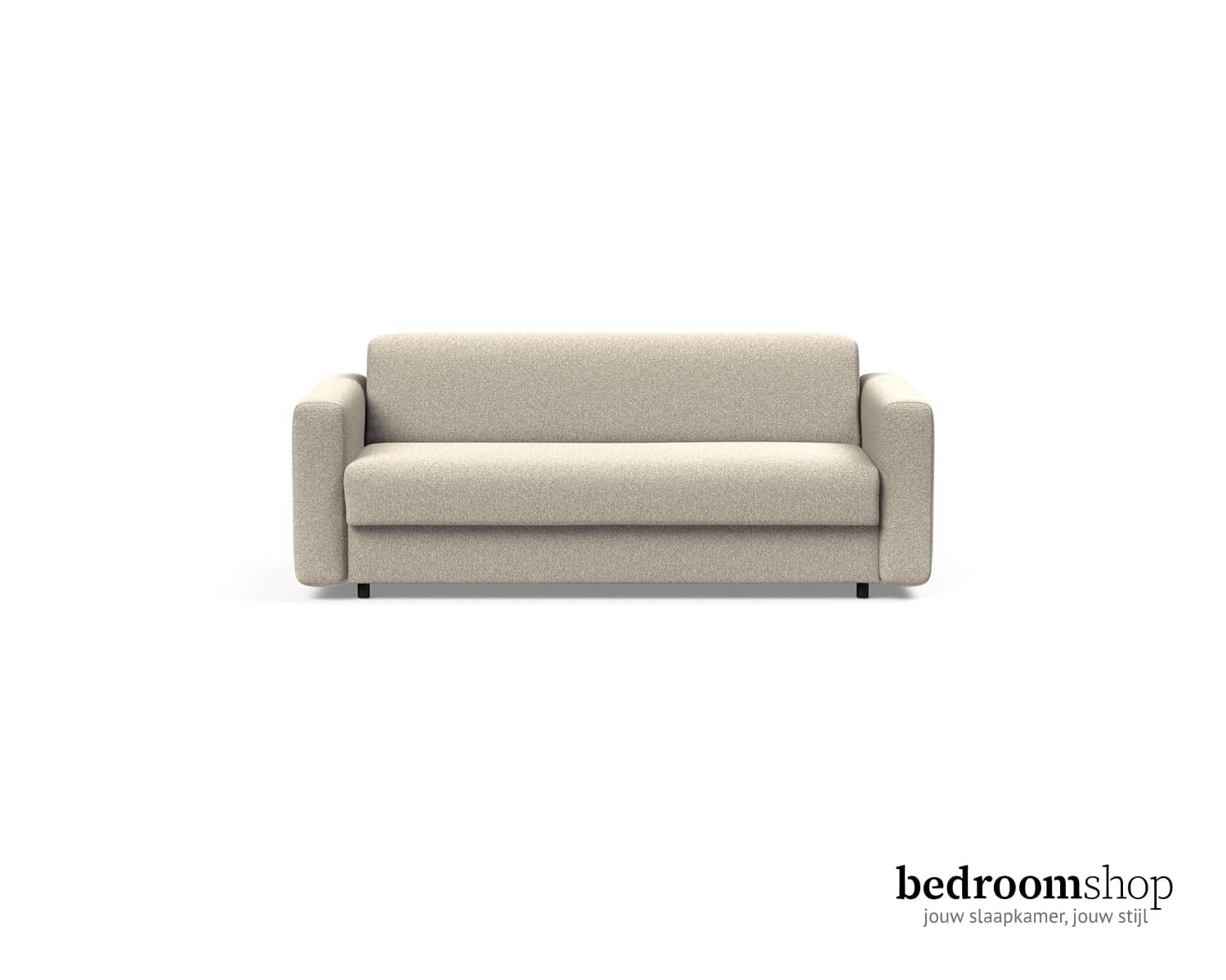 Slaapbank beige 140 cm