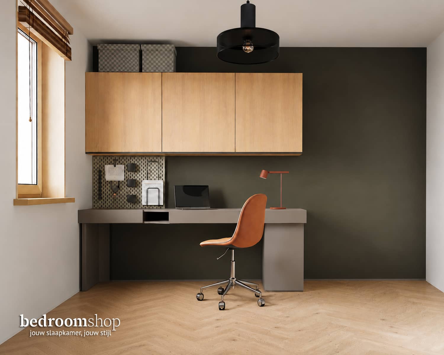 Studiekamer - bureau + bovenbouw Studiekamer - bureau + bovenbouw