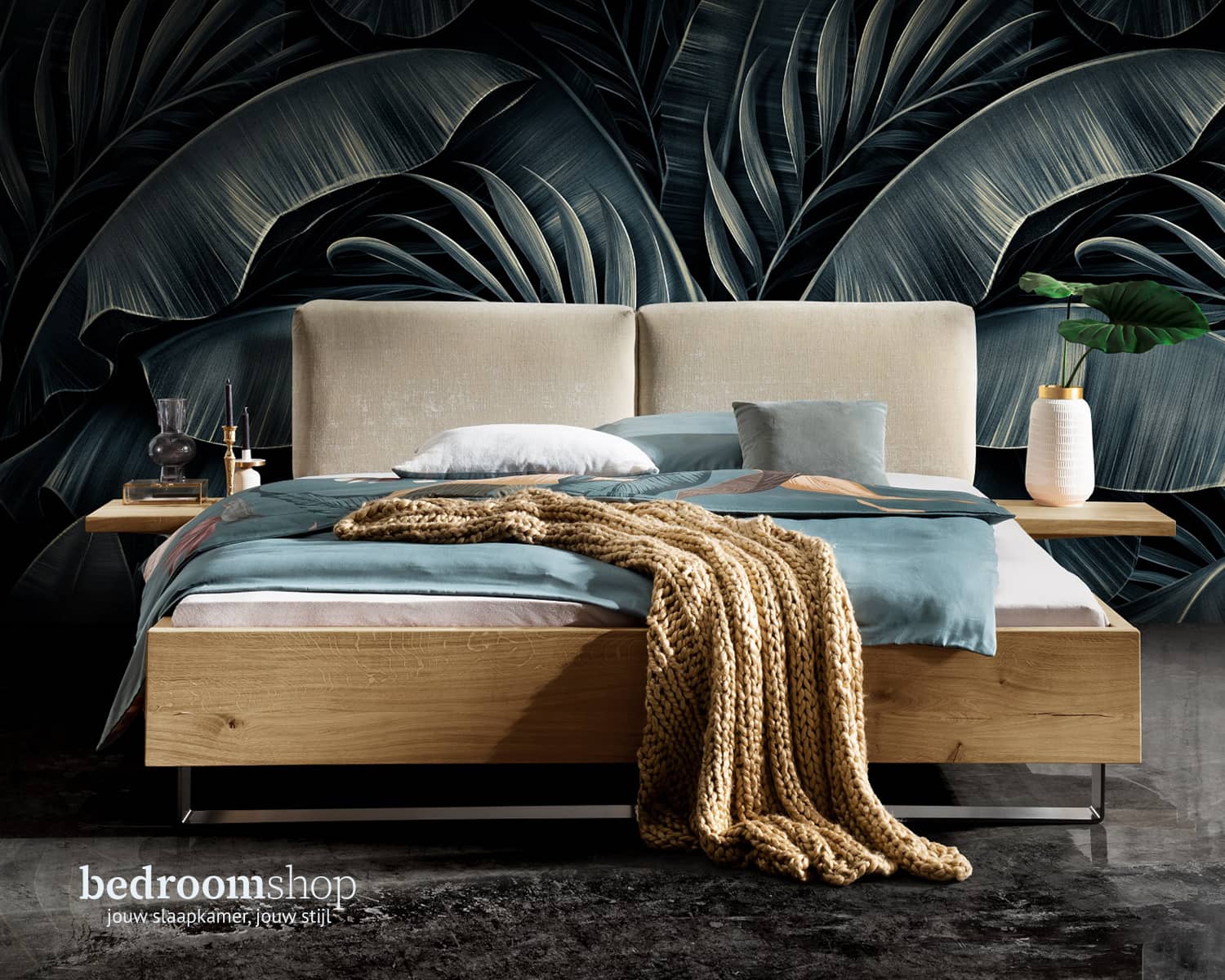 Houten bed El Paso