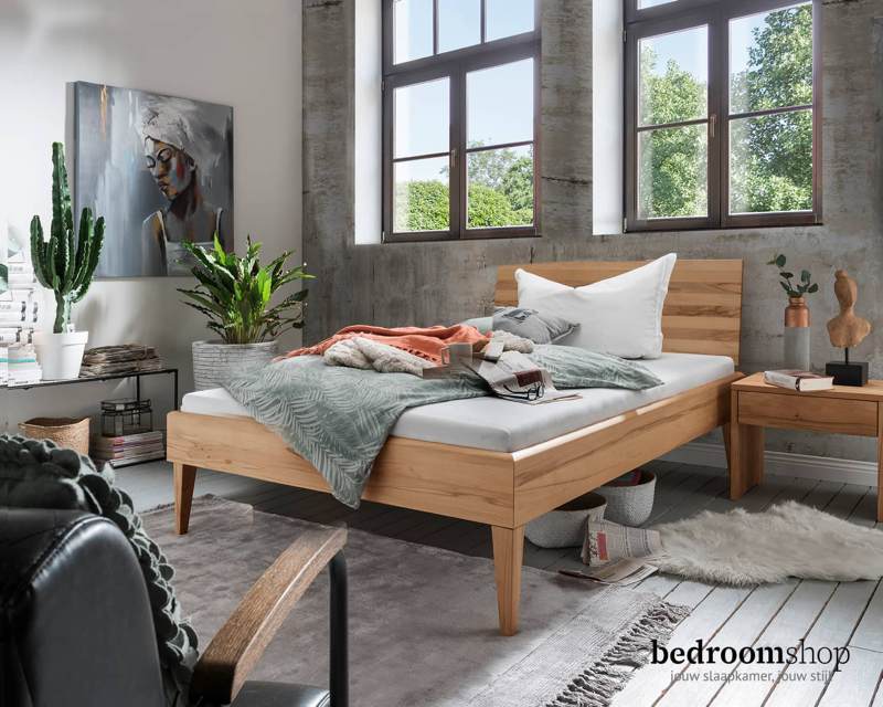 Massief houten twijfelaar 120x200