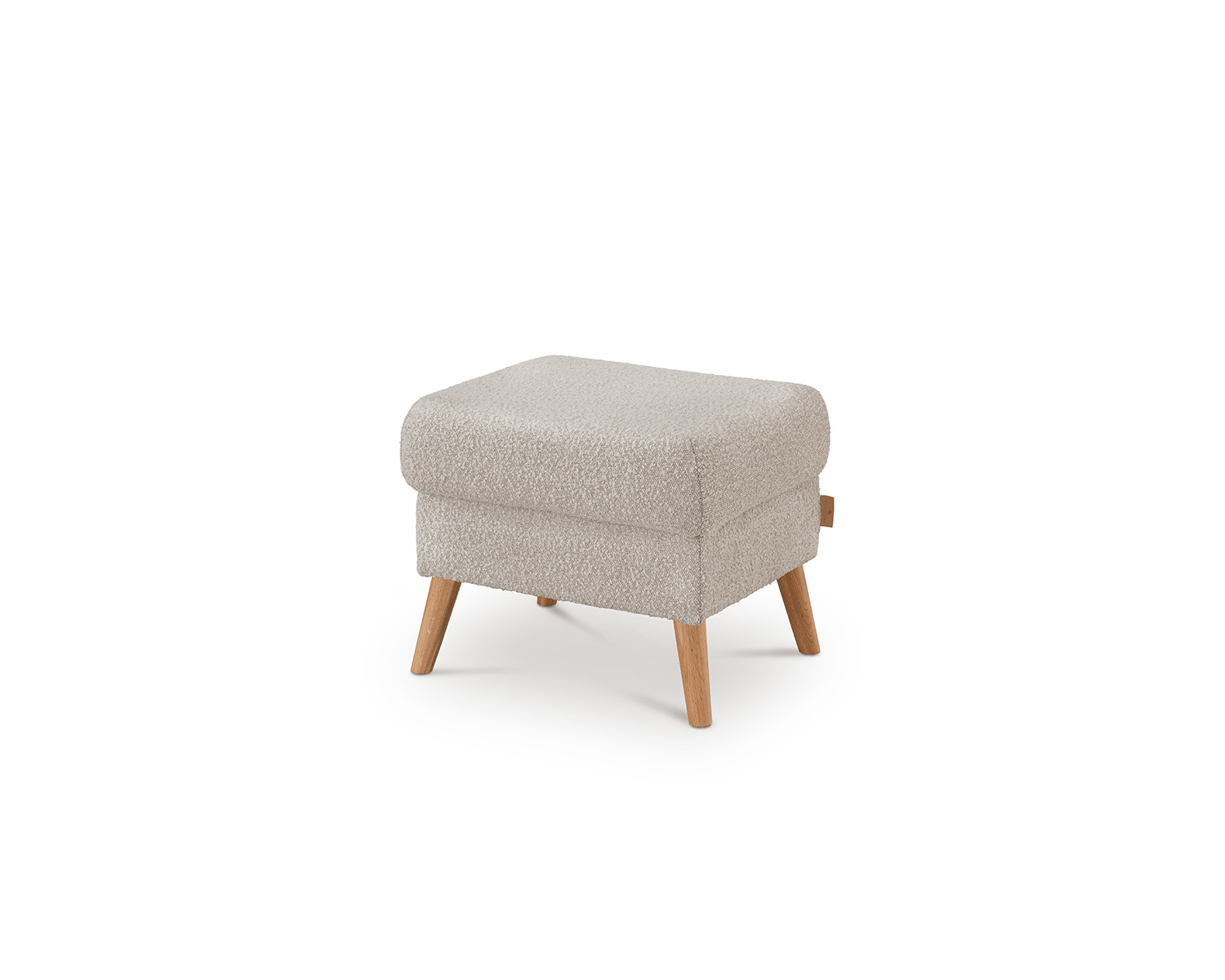 Taupe hocker Taupe hocker