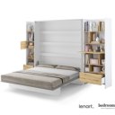 180x200 opklapbed wit luxe comfort