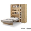 Imitatie eiken opklapbed twijfelaar comfort