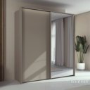Zweefdeurkast taupe