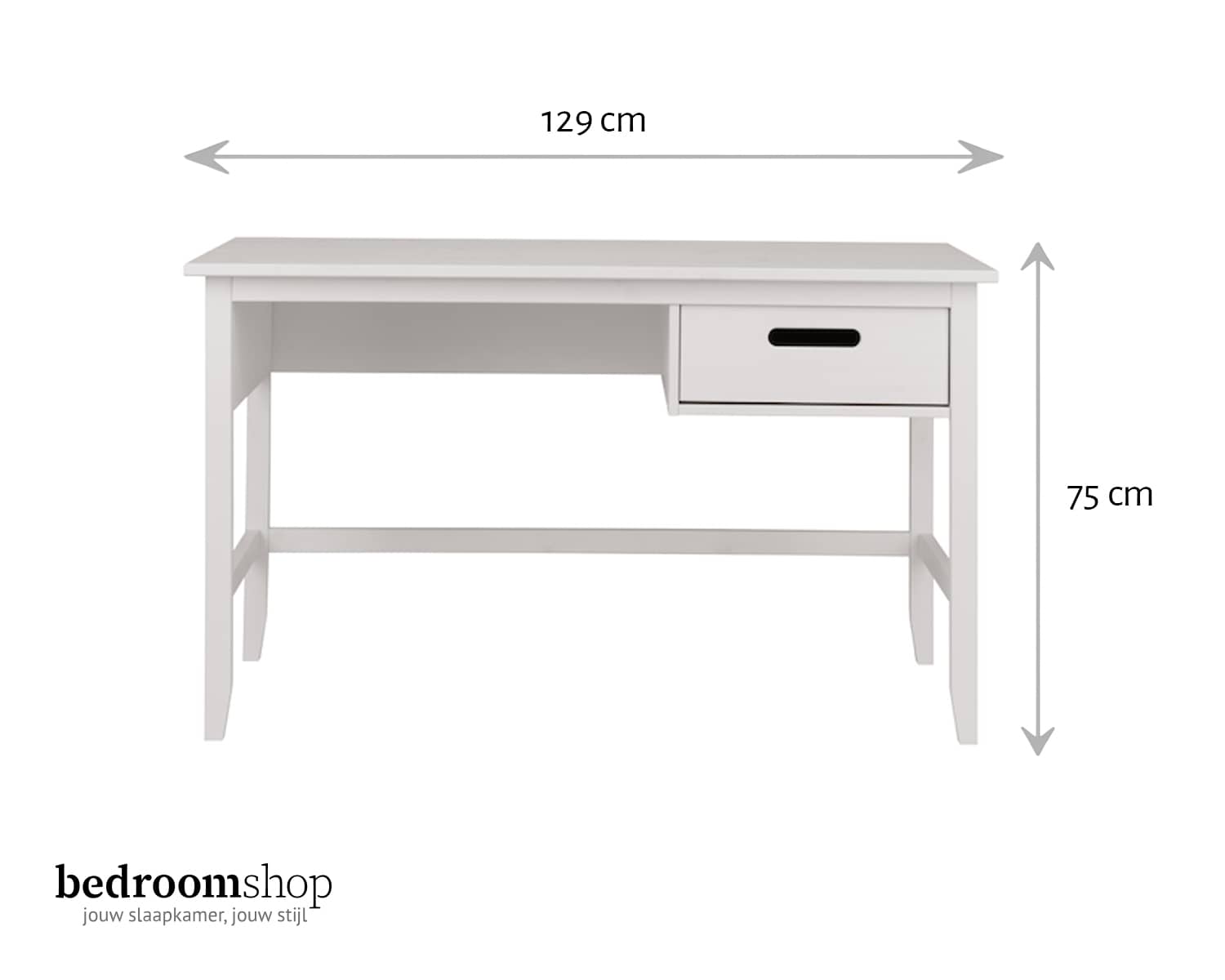 Kinderbureau wit afmetingen Kinderbureau wit afmetingen