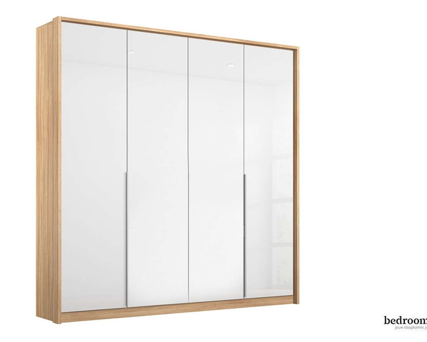 Houten kledingkast hoogglans deuren Houten kledingkast hoogglans deuren