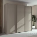 Schuifdeurkast 240 cm taupe