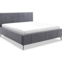 Modern stoffen bed antraciet
