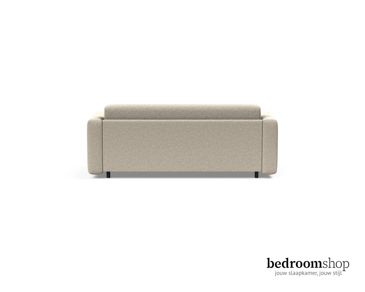 slaapbank achterkant beige