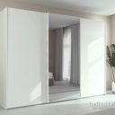 3 meter brede kledingkast wit