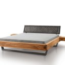 Houten bed massief eiken