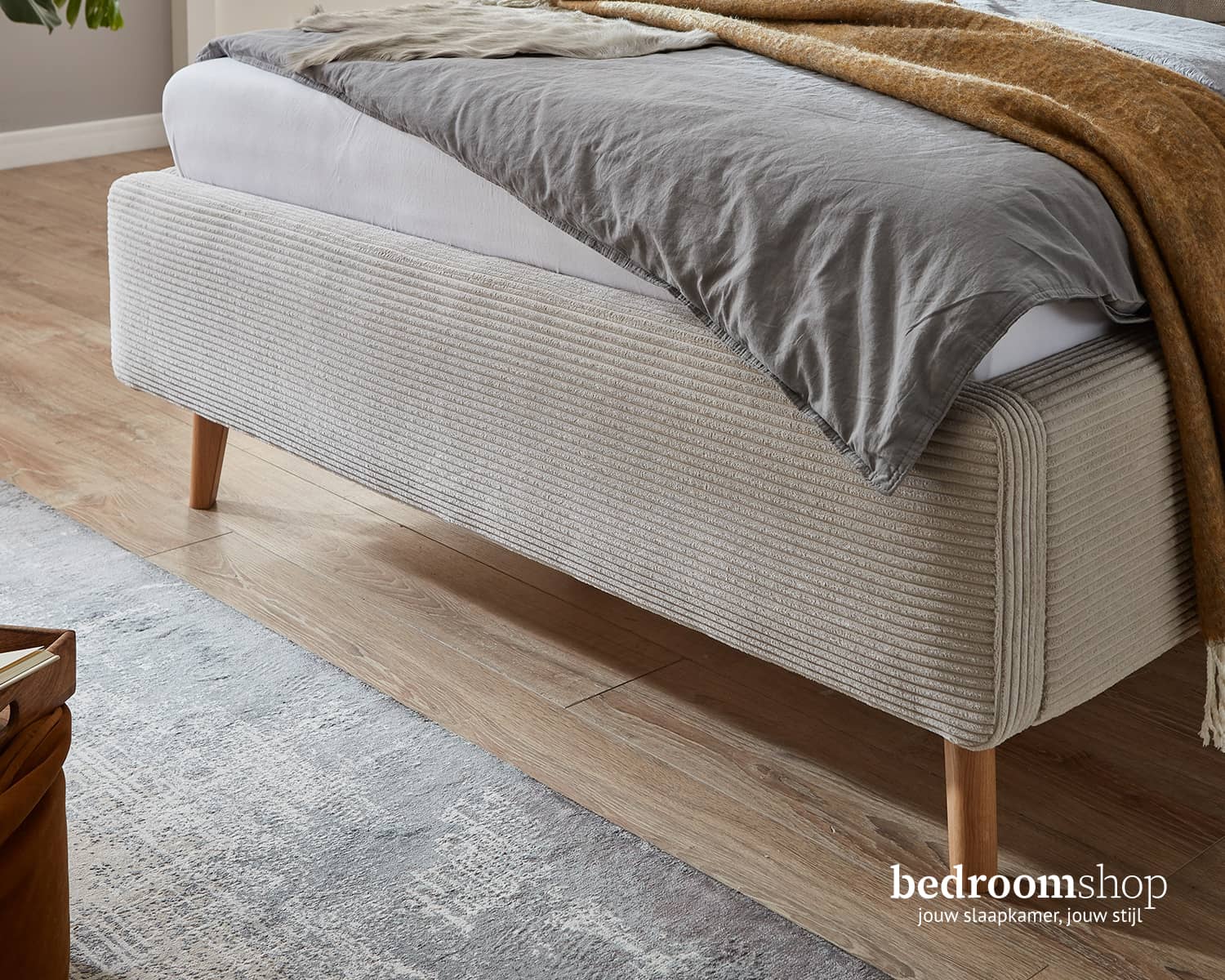 Ribbel stof beige POSO Ribbel stof beige POSO