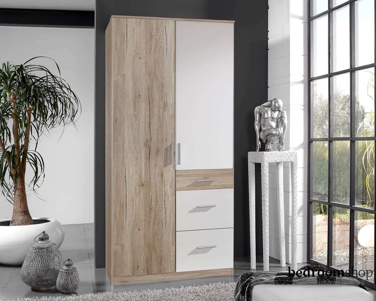 2-deurs draaideurkast babykamer