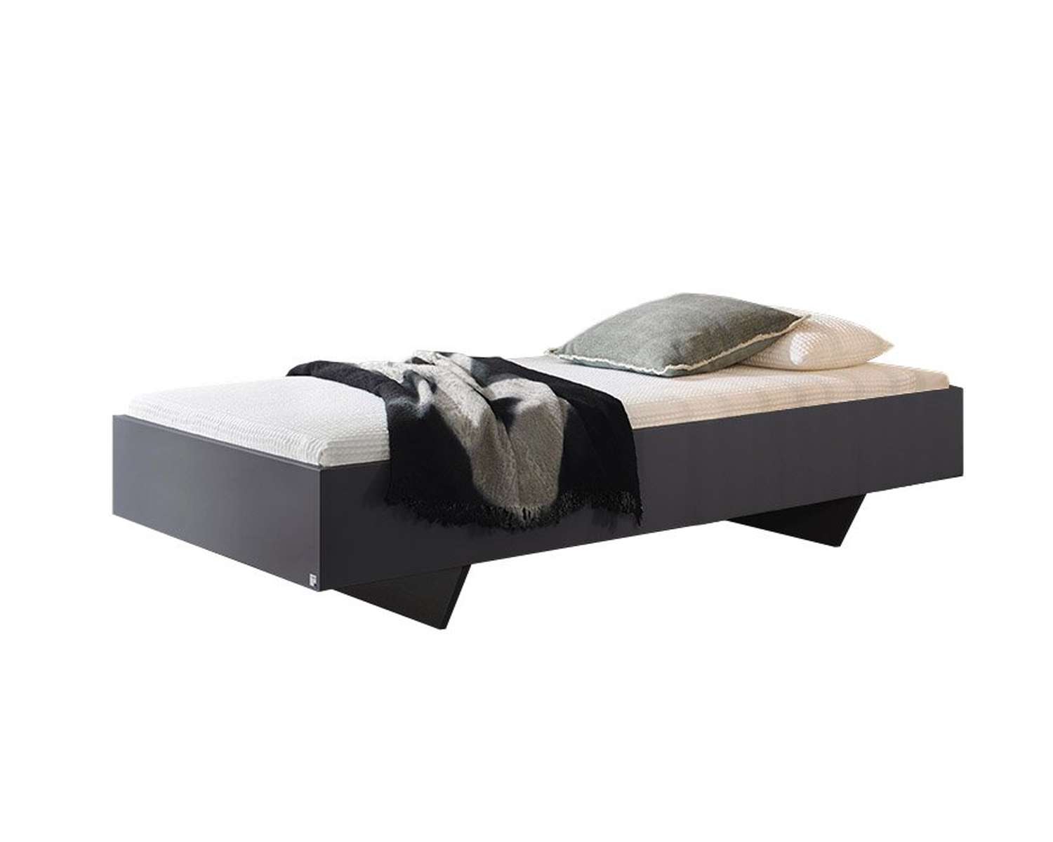 eenpersoonsbed grijs metallic eenpersoonsbed grijs metallic