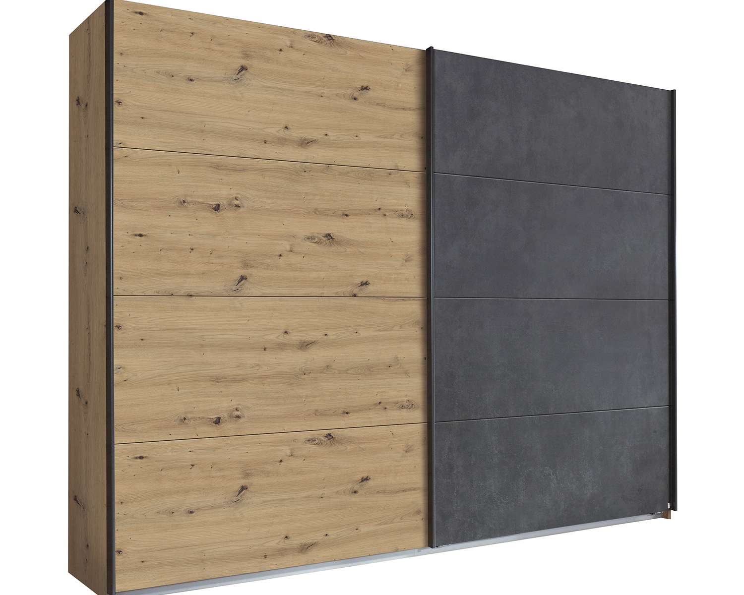 Kledingkast met industrieel uiterlijk