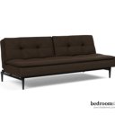 Bruine slaapbank 200 cm