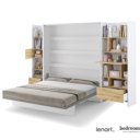 180x200 opklapbed wit luxe comfort