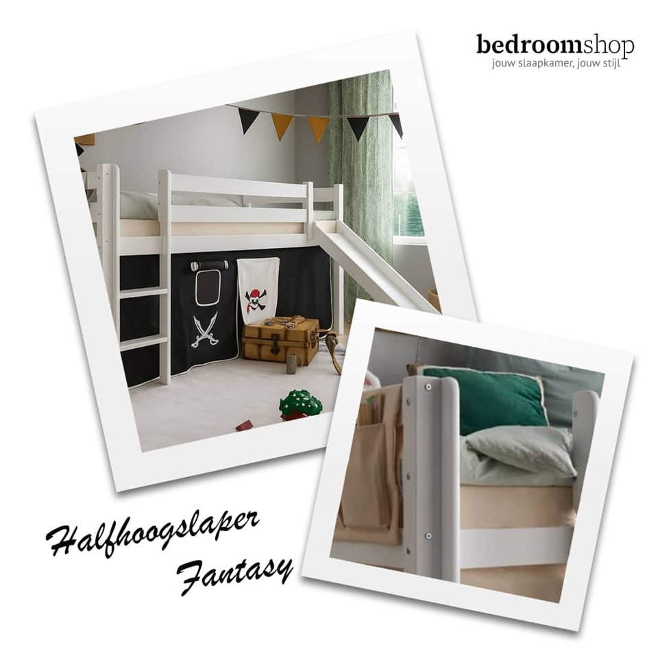 Kinderbed met glijbaan