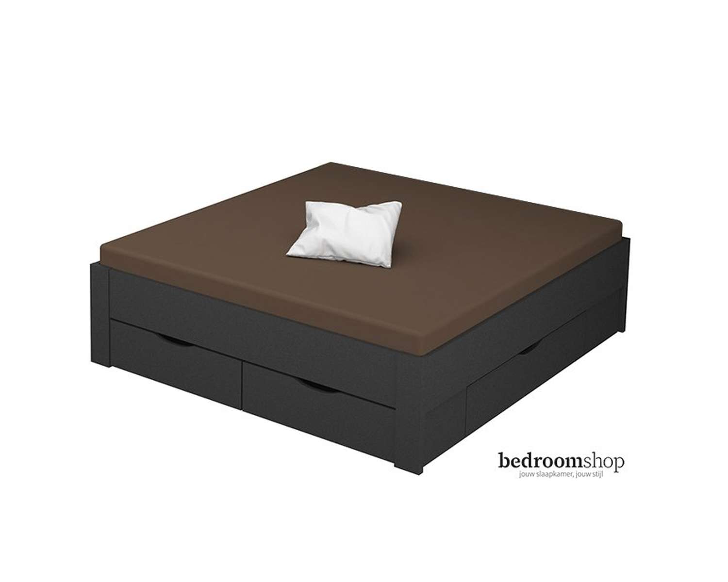 grijs bed 180x200 met lades grijs bed 180x200 met lades