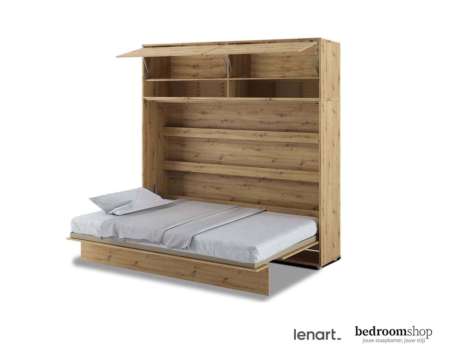 SmartSpace wandbed - 140x200 - horizontaal