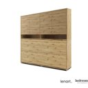 1-persoons opklapbed imitatie eiken SmartSpace