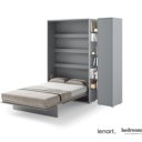 120x200 opklapbed grijs