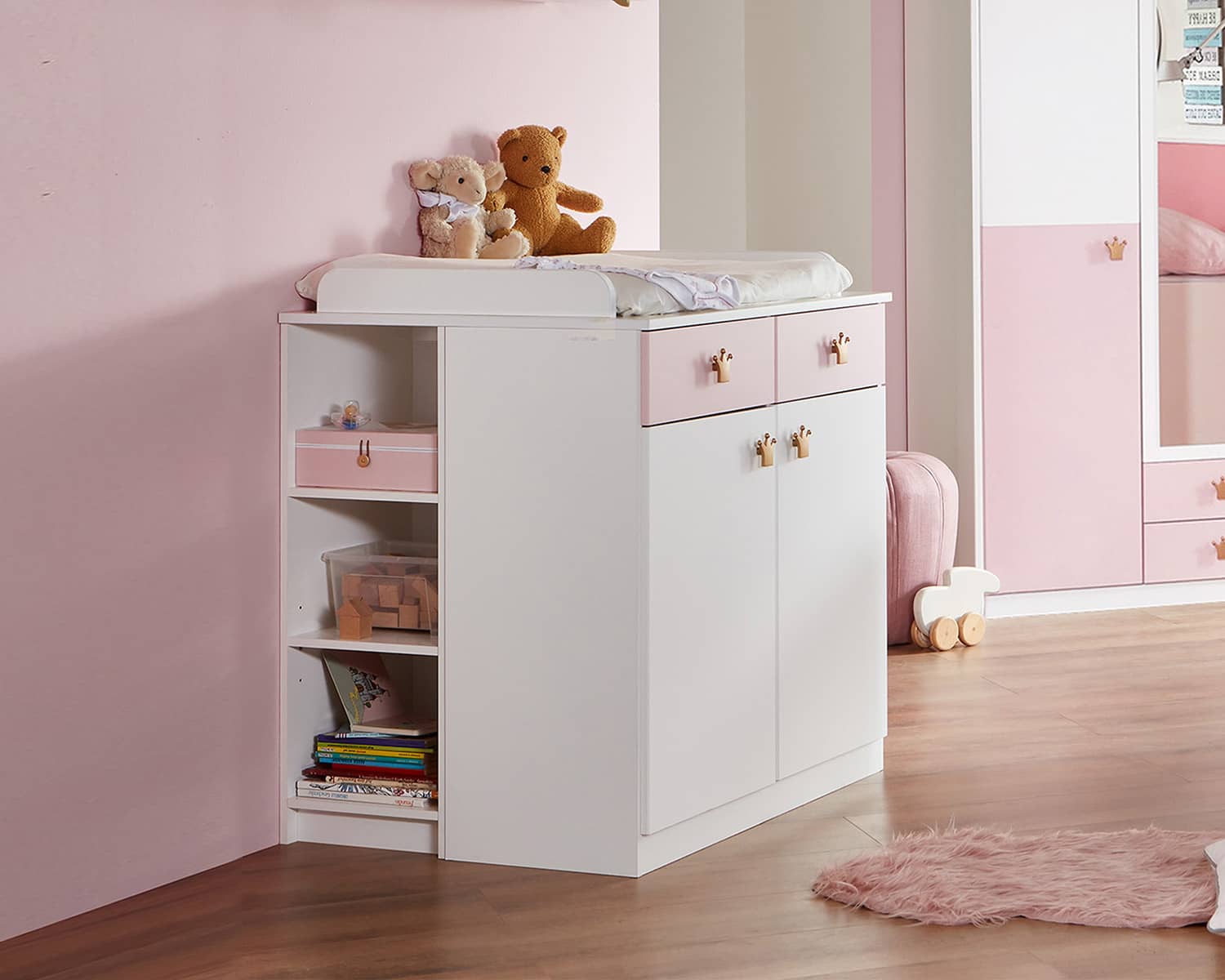 Baby prinsessen commode