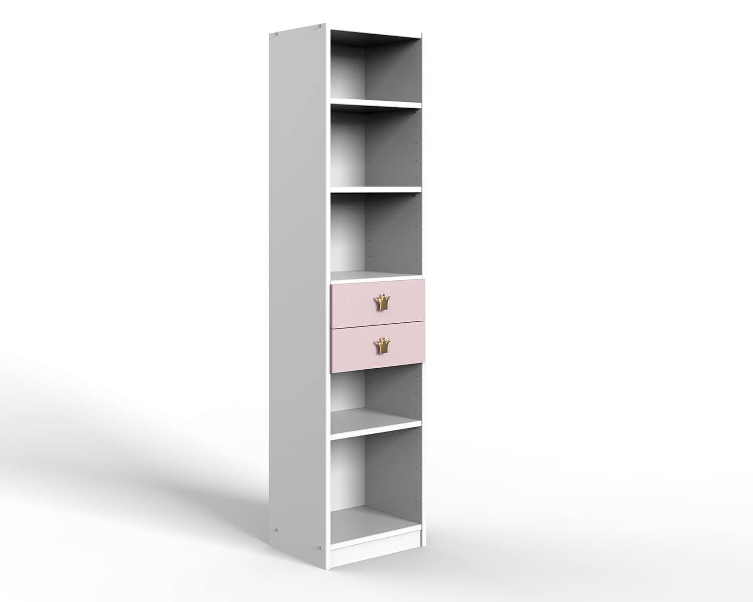 Boekenkast babykamer prinses