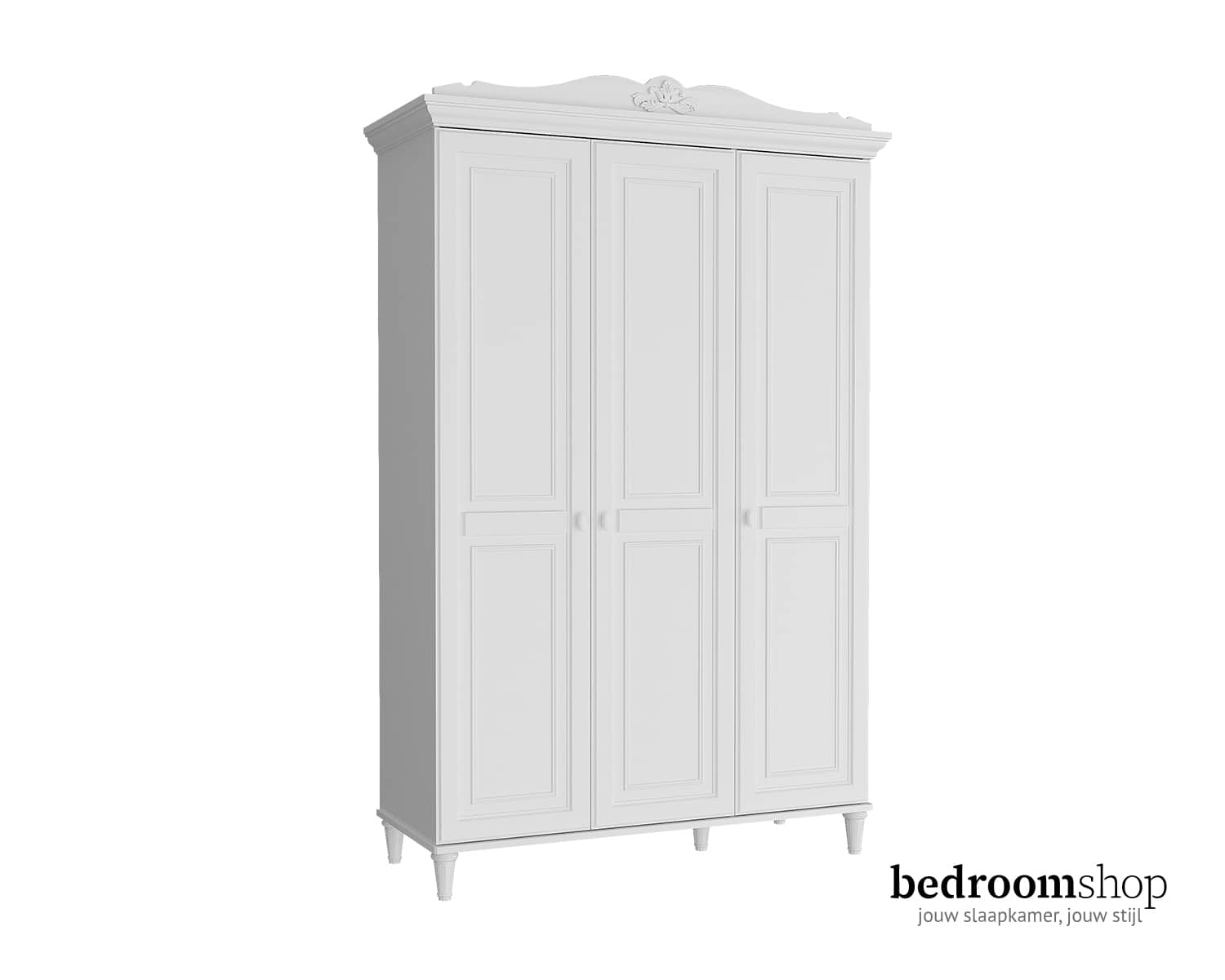 3-deurs witte kast meisjeskamer