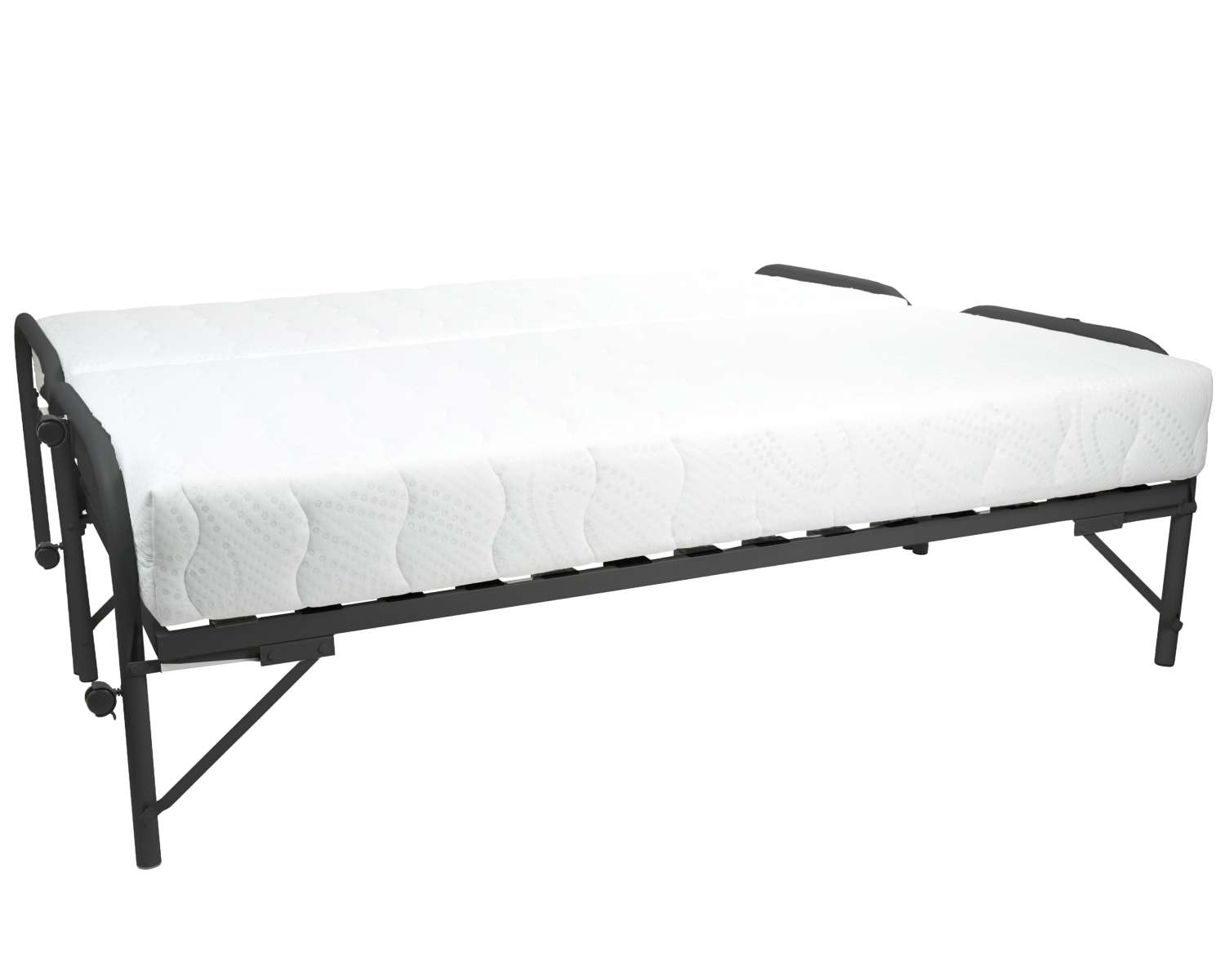 Onderschuifbed Comfort Antraciet met matrassen 2 persoons Onderschuifbed Comfort Antraciet met matrassen 2 persoons