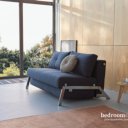 Prachtige slaapbank blauw compact