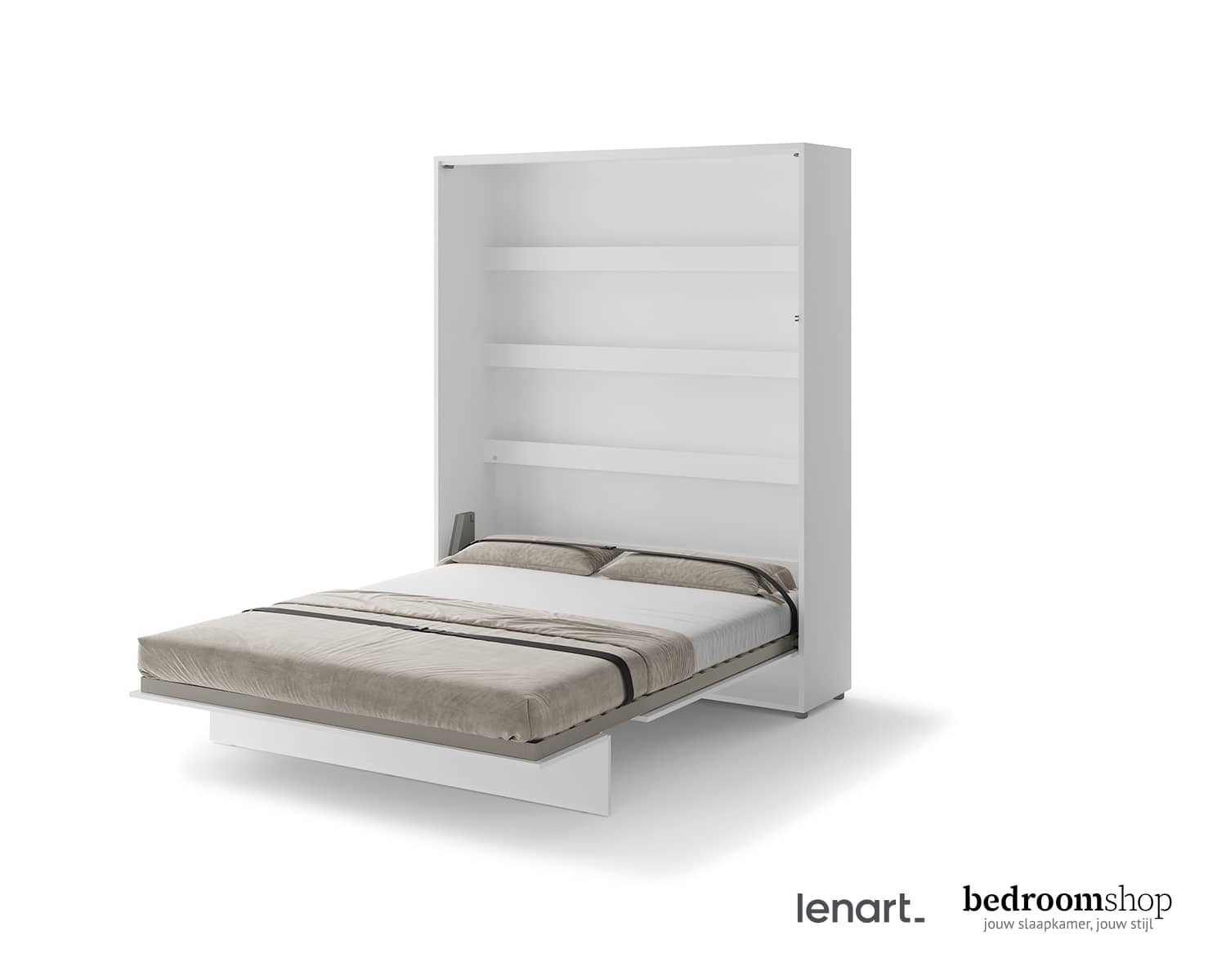 Wit opklapbed 160 breed