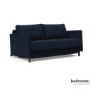 Blauwe slaapbank 165